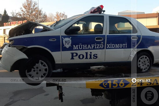 Azərbaycanda polis maşını mağazaya çırpıldı: Ölən və xəsarət alan var - YENİLƏNİB + FOTO