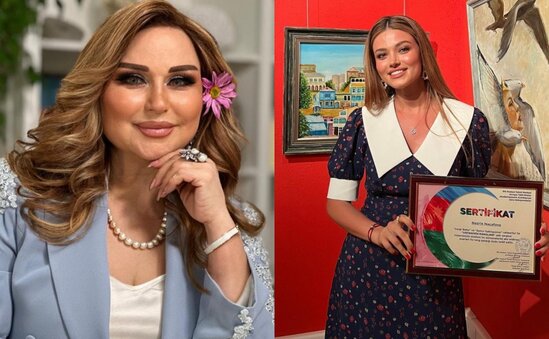 Mələkxanımın qızı ilə bağlı sevinci - Fotolar