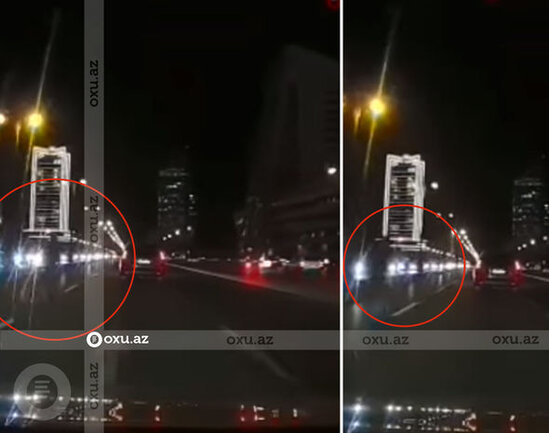 Bakıda özünü ölümə atan piyada - ANBAAN VİDEO