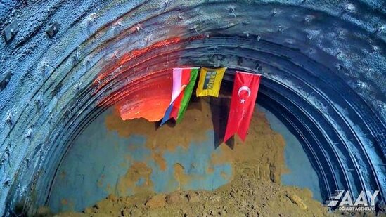 Əhmədbəyli-Füzuli-Şuşa avtomobil yolunun tikintisindən ən son görüntülər - FOTO