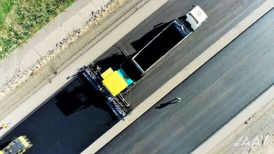 Xudafərin-Qubadlı-Laçın avtomobil yolunun asfaltlanmasına başlanılıb - FOTO