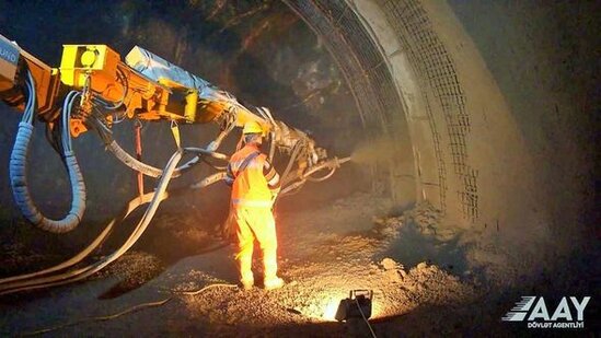 Əhmədbəyli-Füzuli-Şuşa avtomobil yolunun tikintisindən ən son görüntülər - FOTO