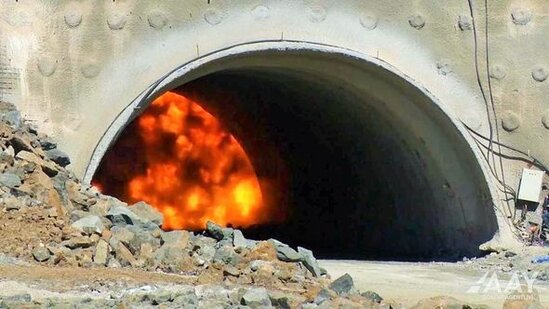 Əhmədbəyli-Füzuli-Şuşa avtomobil yolunun tikintisindən ən son görüntülər - FOTO