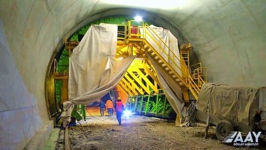 Əhmədbəyli-Füzuli-Şuşa avtomobil yolunun tikintisindən ən son görüntülər - FOTO