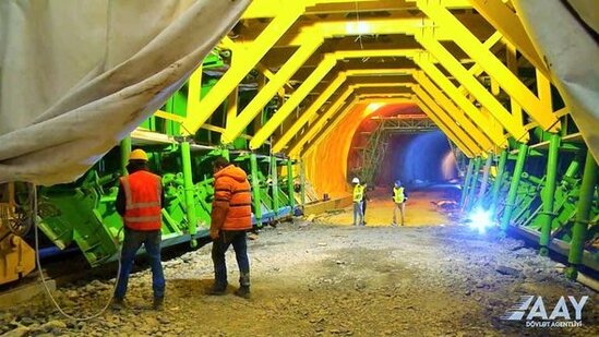 Əhmədbəyli-Füzuli-Şuşa avtomobil yolunun tikintisindən ən son görüntülər - FOTO