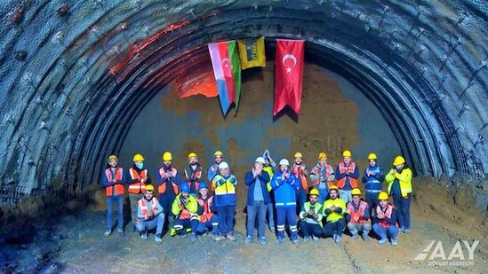 Əhmədbəyli-Füzuli-Şuşa avtomobil yolunun tikintisindən ən son görüntülər - FOTO