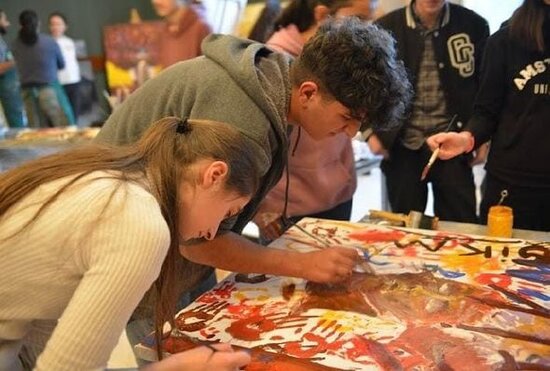 Region gəncləri Həmrəylik Gününü qeyd ediblər - FOTO