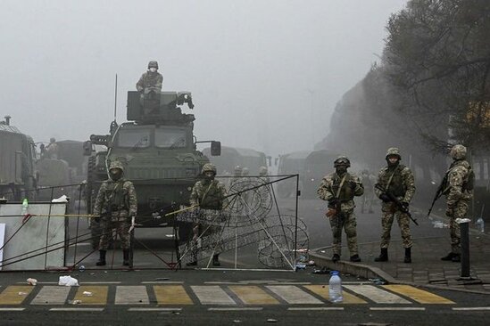 KTMT-nin hərbi kontingenti Qazaxıstanda fəaliyyətinin icrasına başladı