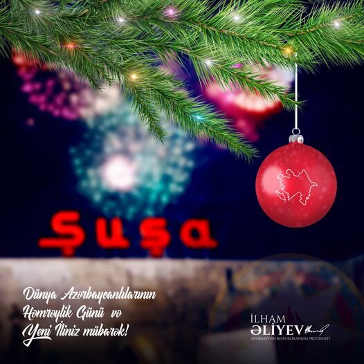 İlham Əliyev Azərbaycan xalqını təbrik etdi - FOTO