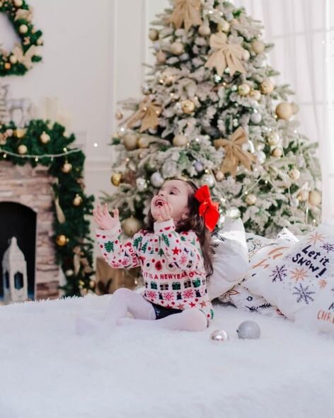 Azərbaycanlı idmançıdan övladları ilə Yeni İl FOTOSESSİYASI