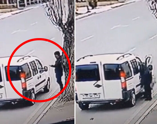 Bakıda oğurluq kameralara düşdü - ANBAAN VİDEO