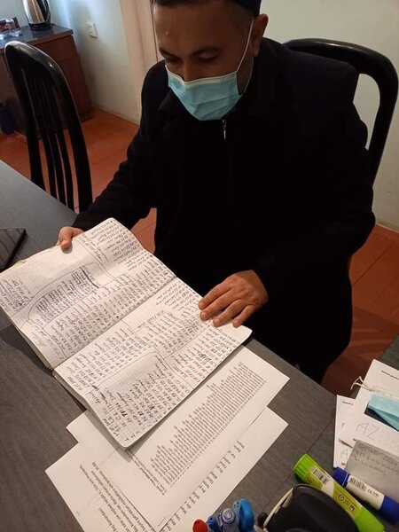 Bu dəftərə şəhidlərimizin adları, rütbələri yazılıb... - Fotolar