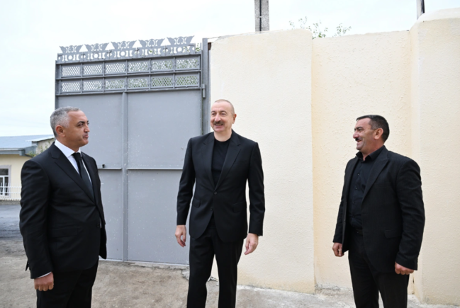 İlham Əliyev Xocalı rayonunun Seyidbəyli kəndində olub