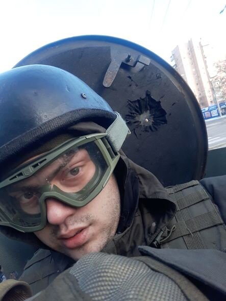 Azərbaycanlı generalın Ukrayna ordusunda vuruşan oğlu yaralandı - FOTO