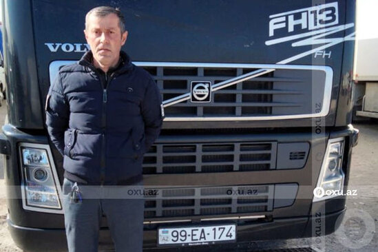 Azərbaycanlı TIR sürücüsü: "Pulum, yanacağım bitib, çarəsiz qalmışam" - FOTO/VİDEO