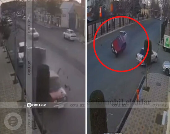 Azərbaycanda baş verən dəhşətli qəza - ANBAAN VİDEO