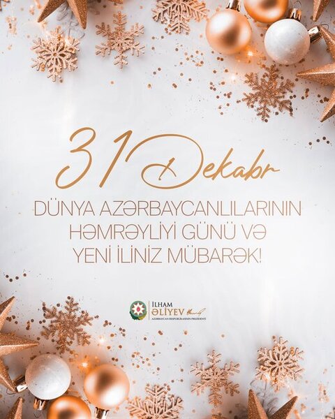 Prezidentdən bayram paylaşımı - Foto