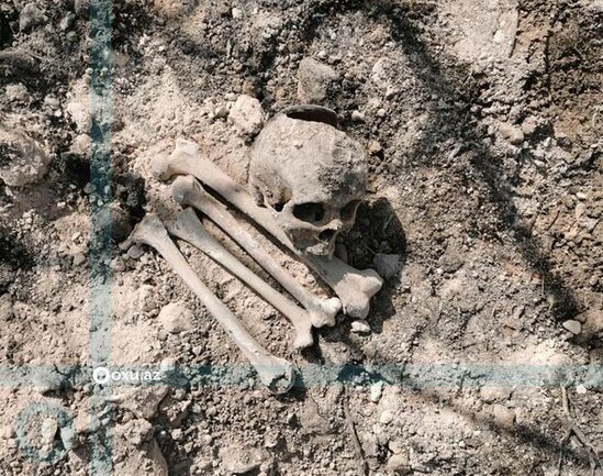 Xocalının Fərrux kəndində insan qalıqları AŞKARLANDI - FOTO/VİDEO