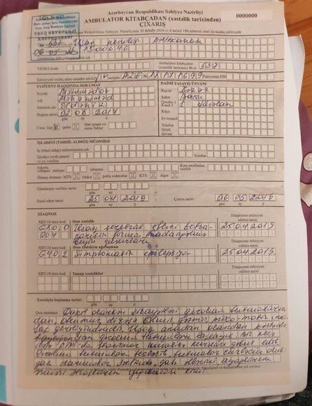 Daimi qıcolmalar keçirən beş yaşlı Məhəmmədin sizin köməyinizə EHTİYACI VAR - FOTO