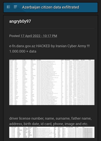 Azərbaycanda nazirlərə məxsus məlumatlar ələ keçirilib?