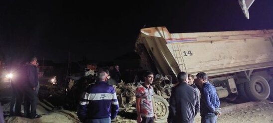 Azərbaycanda dəhşətli QƏZA: Yük maşınları toqquşdu, ölənlər var - TƏFƏRRÜAT - YENİLƏNİB + FOTO