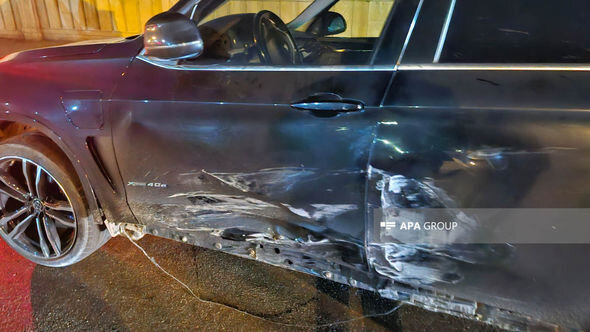 Bakıda zəncirvari qəzada dörd avtomobil toqquşub - FOTO