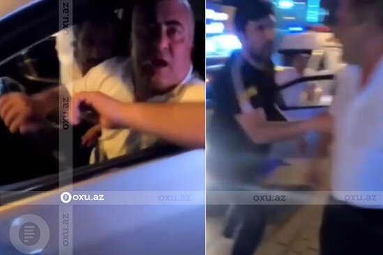 Bakıda daha bir motosikletçi döyüldü - VİDEO