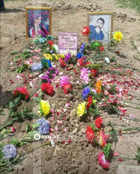 Toylarına bir həftə qalmış qəzaya düşərək ölən cütlük dəfn olundu - FOTOLAR