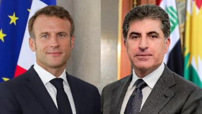 Makron Bərzaniyə zəng edərək dəstəyini bildirib