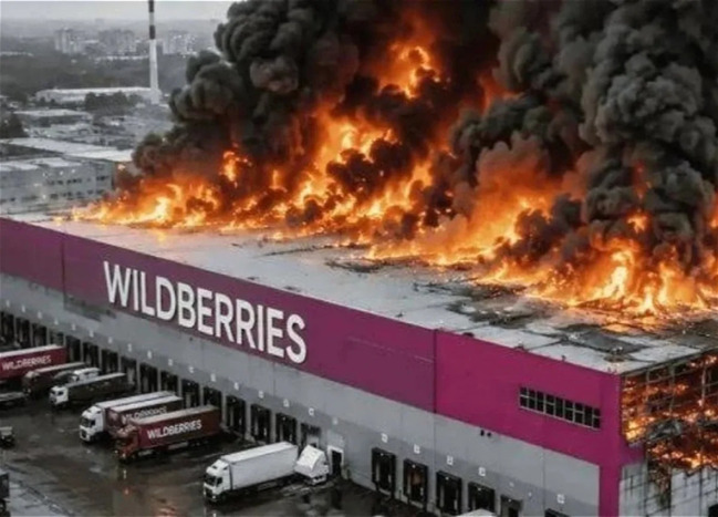 Rusiya Ukraynanın iyulda "Wildberries"in 11 logistika mərkəzinə və anbarına hücum etdiyini təsdiqləyib
