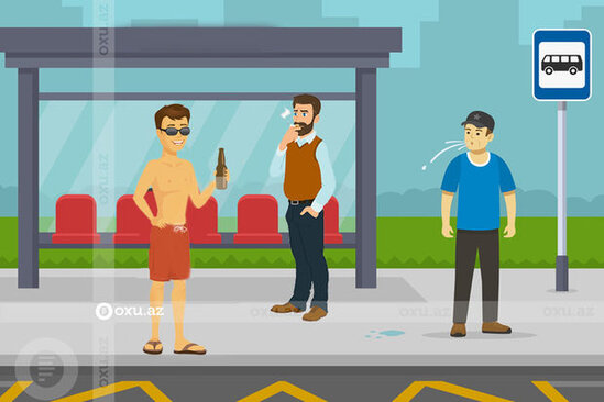 İctimai yerlərdə tüpürmək, siqaret çəkmək, çimərlik paltarında gəzmək qanunla qadağandır? - AÇIQLAMA