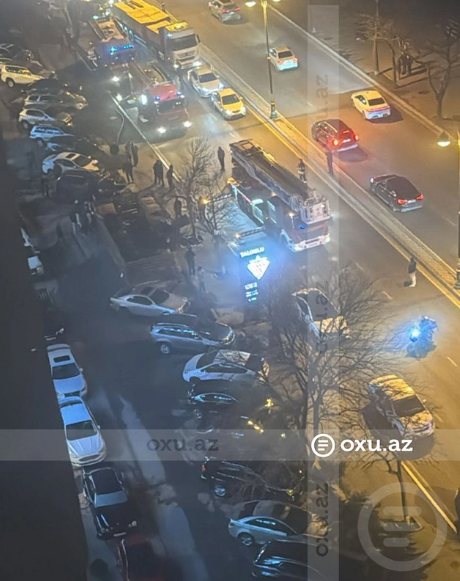 Bakıda çoxmərtəbəli binada YANĞIN