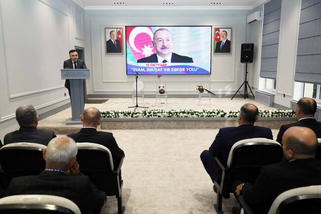 Yevlaxda "İnam, inkişaf və Zəfər yolu" adlı tədbir keçirilib