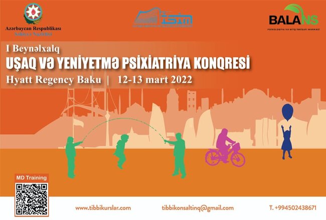 Azərbaycanda ilk dəfə beynəlxalq birinci uşaq ve yeniyetmə psixiatriya konfransı baş tutacaq