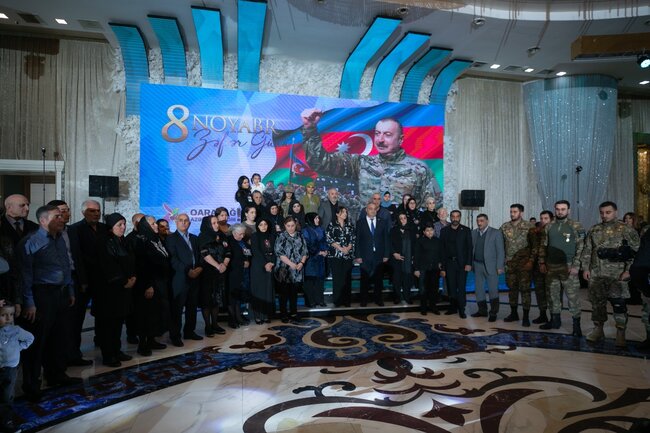 Nizami rayonunda 8 Noyabr – Zəfər Günü münasibətilə tədbir keçirilib