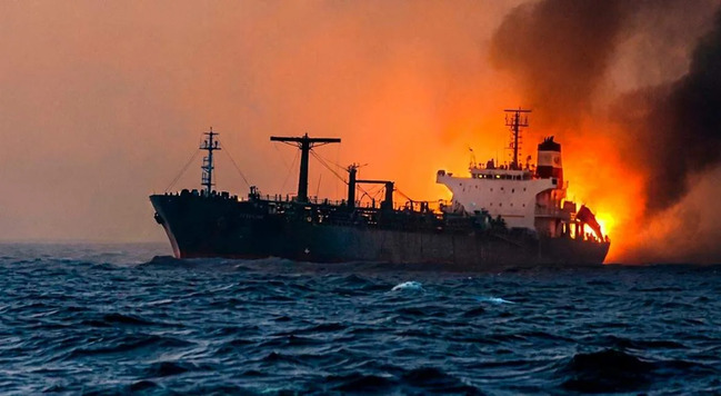 ADNOC tankeri Hörmüz boğazında hücuma məruz qalıb