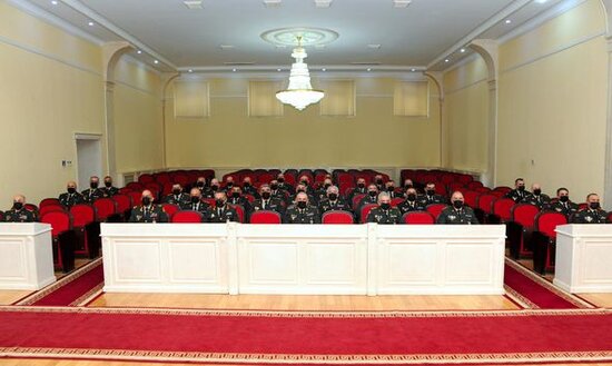Nazir Daxili Qoşunların hərbçilərinə tapşırıqlar verdi - FOTO