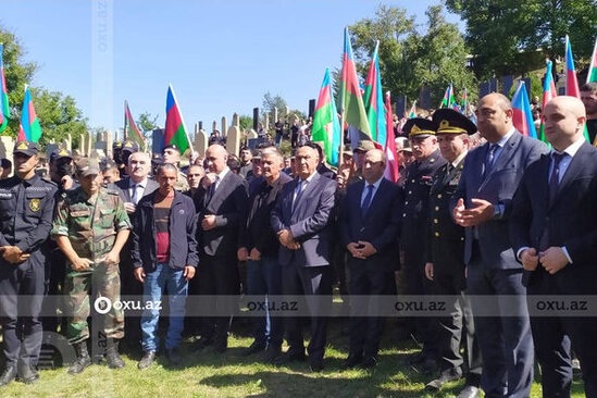 Qusarda şəhid Şair Heydərov dəfn edilib - FOTO