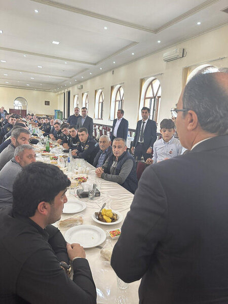 Türkiyə səfiri ermənilərin təxribatı nəticəsində həlak olan polis serjantının yas mərasimində iştirak edib - FOTO