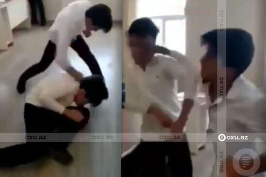 Bakıda şagirdin bullinqə məruz qaldığı məktəbə valideynlər axın etdilər