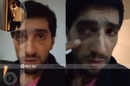 Oğurluqda şübhəli bilinən şəxsi polis döyüb? - VİDEO