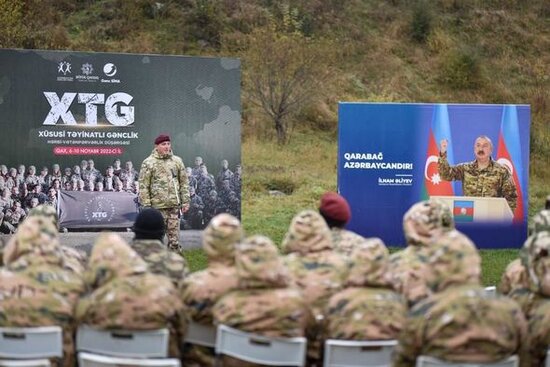 Zəfər Gününə həsr olunmuş "Xüsusi Təyinatlı Gənclik" hərbi-vətənpərvərlik düşərgəsi başa çatıb - FOTO