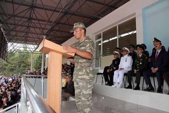 Hərbi təhsil müəssisələrində andiçmə mərasimləri keçirilib - FOTO