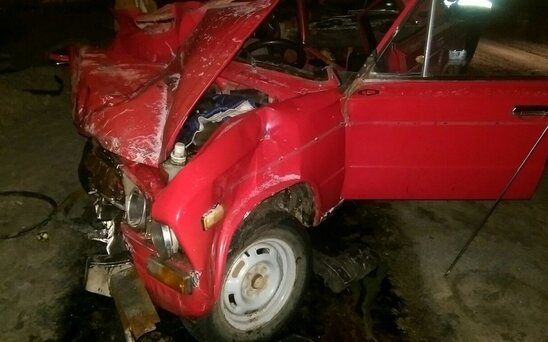 Şəmkirdə avtomobil qəzası olub, xəsarət alanlar var