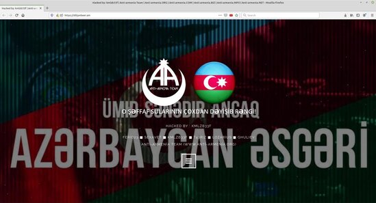 Azərbaycanlı hakerlər 30-dək erməni saytını dağıdıblar