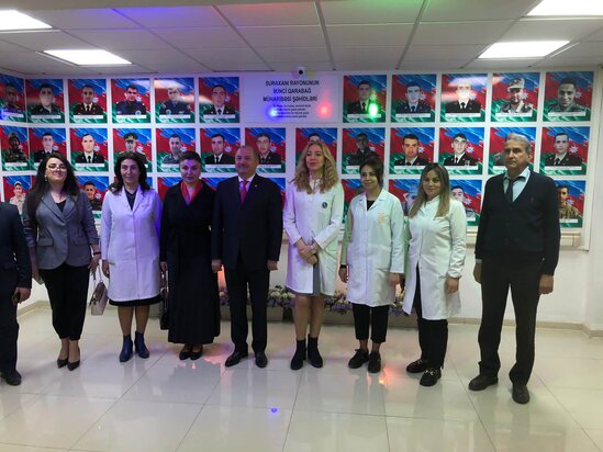 İcra başçısı Əziz Əzizov Suraxanı Tibb Mərkəzində olub