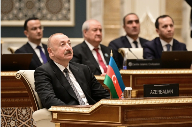 Prezident İlham Əliyev Daşkənddə "Gələcəyin İrsi" Beynəlxalq Mükafatının təqdimat mərasimində iştirak edib