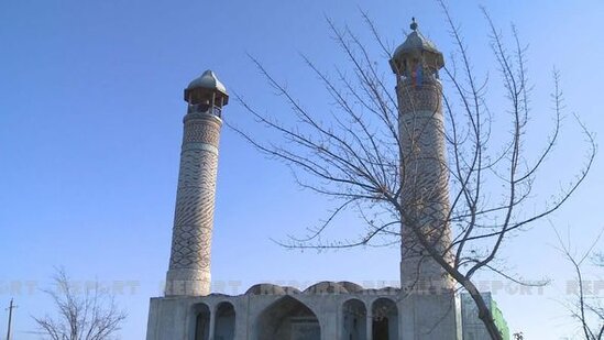 Ağdam Cümə məscidi bərpa edilir - FOTO