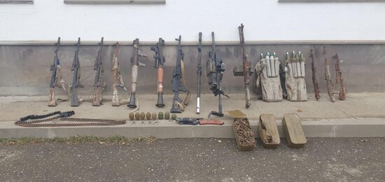 Azad edilən ərazilərdə aşkarlanan silah-sursatın sayı açıqlanıb-FOTO