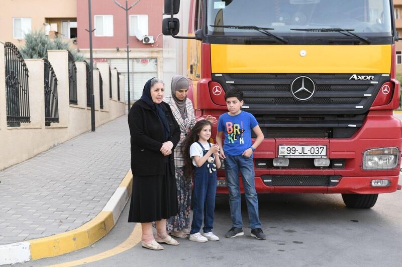 İndiyədək Laçın şəhərinə 133 ailə qayıdıb - FOTO